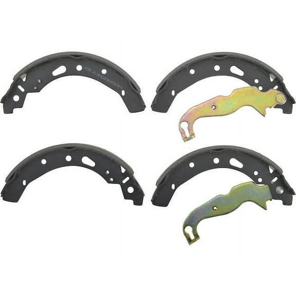 Rear Brake Shoe Set - Compatible with 2011 - 2014 Mazda 2 2012 2013