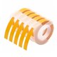 thumbnail image 2 of Tholdsy 5 uds 3D etiquetas de plástico en relieve 9mm reemplazo 9mm reemplazo para DYMO para DYMO 1610/12965 fabricante de etiquetas Motex Kits de mantenimiento de impresoras amarillo, 2 of 6