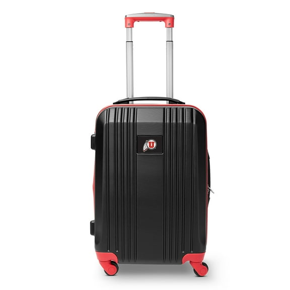 Mojo Outdoors NCAA Utah Utes 21 in. Carry-on Hardcase Two-Tone Spinner