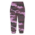 thumbnail image 6 of HomeGardon Capri Pants for Women,Yoga Pants Women,Yoga Capris Pants Camouflage Print Loose Soft Workout Pants Outdoor Sports Casual Pants with Pockets,S-XXXL, 6 of 6