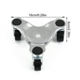thumbnail image 5 of Tizuqe Rolling Caster Steel Moving Tool Triangular Base Furniture Mover Dollies Roller For Easy Large Object Transportation, 5 of 8