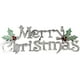 thumbnail image 1 of Letrero de puerta de Feliz Navidad, adorno de decoración para árbol de Navidad, colgador de puerta de Navidad, letrero de pared para vacaciones, suministros de decoración para fiesta de Navidad, plateado, 30cm2p-- Sailing Electrónica, 1 of 4