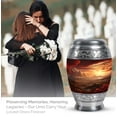 thumbnail image 3 of Scarlet Skies Large Urns For Human Ashes Adult Male - Adult Urns For Human Ashes - Urns For Ashes Adult Female - Human Urns For Ashes - Burial Urns For Cremated Remains - Cremation Urn (Size - 10inch), 3 of 5
