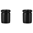 thumbnail image 1 of QualitChoice 4 Pcs Coiffage de Voiture Alliage de Zinc Antivol Capuchons de Valve de Pneu de Voiture Sport Pneus de Roue Noir 2Ensemble, 1 of 6