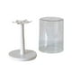 thumbnail image 2 of Vitrina giratoria, caja de almacenamiento, soporte de exhibición versátil, vitrina para figuras de acción, colgantes grandes, objetos de colección, blanco, 2 of 5
