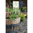 thumbnail image 3 of Eveokoki No Spray Zone Aluminum Sign with Stake Metal Yard Sign Garden Signs Outdoor for Lawn Yard Garden Decor, Easy to Install 7In x 8.8In, 3 of 6