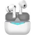 thumbnail image 1 of Hecate GM3 True Wireless Earbuds -60ms Low Latency - PixArt Bluetooth 5.0 Auto Pairing - IP55 Water Proof-Touch Enabled-White, 1 of 6