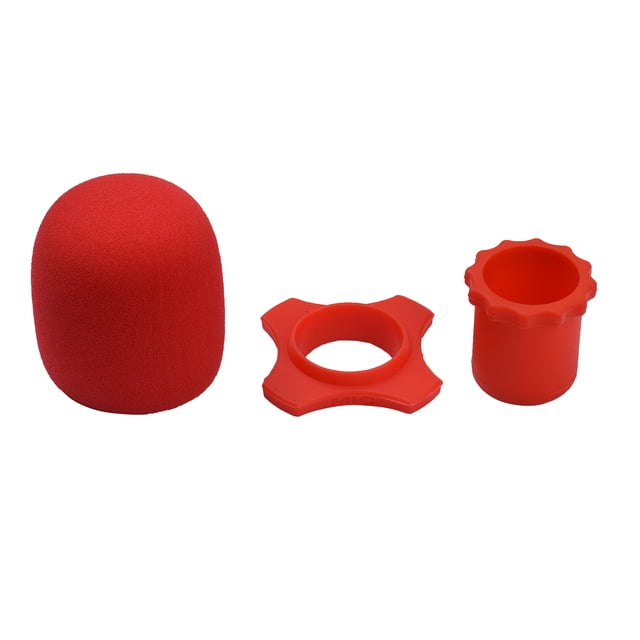 Amdohai Kit d'Accessoires de Protection pour Microphone avec Pare-Brise en Mousse Anti-Roulis
