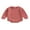 Watermelon Red, variant on Bagilaanoe Newborn Baby Girl Oversized Romper Sweatshirt Long Sleeve Bodysuits Waffle Pullover 6M 12M 18M 24M Infant Casual Tee Tops