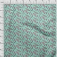thumbnail image 3 of oneOone Viscose Chiffon Aquamarine Fabric Feather Feather Sewing Fabric By The Yard Print Diy Clothing Sewing Supplies 42 -Inch Wide, 3 of 4