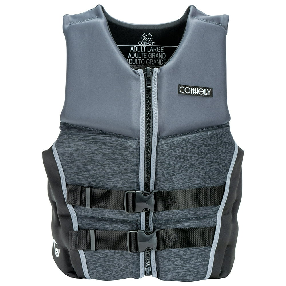 Connelly Classic NEO Neoprene Mens X Large Life Jacket Vest PFD, Black