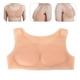 thumbnail image 5 of Chaleco de Pecho Falso Higoodz de Silicona Color de Piel Blanca Cuello Redondo Corto, 5 of 7