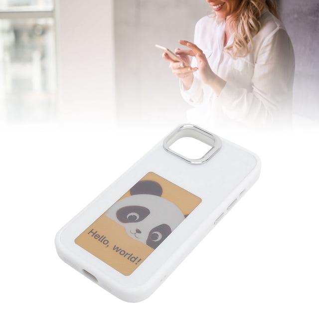 Cubierta Protectora Del Teléfono, Caja Del Teléfono Con Pantalla De Tinta TPU NFC Lente De Aluminio Ajuste Preciso Delgado Con Aplicación Para Bricolaje