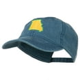 thumbnail image 2 of Missouri State Map Embroidered Washed Cotton Cap - Navy OSFM, 2 of 5