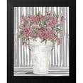 thumbnail image 2 of Jacobs, Cindy 20x24 Black Modern Framed Museum Art Print Titled - Pink Posies II, 2 of 5