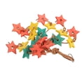 thumbnail image 1 of Wood Star Chewing Toy, Reducing Boredom Physical Activity Bite Resistant Attractive Bird Wood Star Toy  For Budgies For Bird Exercise For Lovebird Wood Color,Colorful, 1 of 8