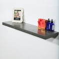 thumbnail image 3 of Modern and Contemporary Black oak Floating Shelf - 31.5*9.25*1.5 inches, 3 of 5
