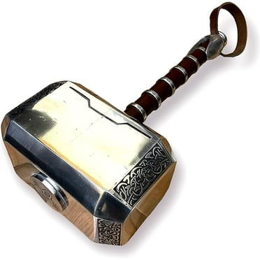 Aluminium Metal Thor Hammer Role Play Costume Accessory Halloween Prop Cosplay Collector Gift
