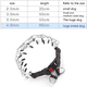 thumbnail image 3 of Collar de entrenamiento para perros, hebilla de Metal de liberación rápida reflectante, Collar ajustable para perros MFZFUKR CPB-US-YY50-8, 3 of 5