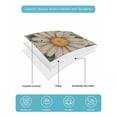 thumbnail image 4 of Twin Quilt Bedding Set, Vintage Daisy Floral Reversible Summer Quilt 3 Pieces, Spring Flowers Botanical Leaves Rustic Lightweight Bedspreads Coverlets with 2 Pillow Shams for All Seasons, 4 of 5