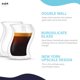 thumbnail image 4 of JoyJolt Pivot Espresso Shot Glass - Juego de 2 tazones de café expreso con diseño singular - Lentes de café expreso de doble pared para uso doméstico o prof, 4 of 7