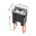 thumbnail image 2 of Uxcell 32V 80A Cartridge Fuse Male Terminal Blade J Case Box, 2 of 5