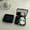 Black, variant on Animal Graffiti Contact Lens Case with Mirror Portable Storage Box