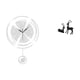 thumbnail image 5 of Reloj De Pared Acrílico Con Grandes Números Arábigos Y Estatua De Ciervo Negro, Figura De Reno De Resina Para Cocina, Estudio, Sala De Estar, Decoración De Granja., 5 of 8