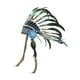 thumbnail image 3 of Tocado indio nativo americano ajustable para fiestas temáticas, para hombres y mujeres Verde, 3 of 8