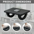 thumbnail image 2 of Foot Rest for Under Desk at Work - Ergonomic Foot Stools for Under Office Desk - Rocking Footrest with Roller Massager - Leg Rest for Chair, Computer Gaming - Promote Leg Circulation, 2 of 7
