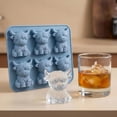 thumbnail image 6 of Mini Highland Cow Ice Cube Mold, 3D Highland Cow Ice Cube Silicone Molds Tray, Funny 3D Highlands Cows Gifts, for Cocktails, Beer & Drinks, Perfect Gifts for Friends (A), 6 of 9