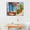 thumbnail image 2 of COMIO  Tuscan Wall Art Decor, Italy Window View Paintings Nature Landscape Pictures Mediterranean Street Canvas Prints for Bedroom, Living Room, Office Wall Decoration, 2 of 4