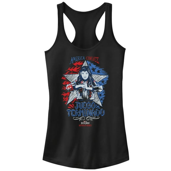 Junior's Marvel Doctor Strange in the Multiverse of Madness Juego Terminado  Racerback Tank Top Black Small