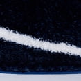 thumbnail image 3 of SAFAVIEH Tahoe Thelma Quatrefoil Shag Area Rug, 6'7" x 6'7" Round, Navy/White, 3 of 8