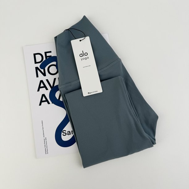 Pantalones de Yoga de Yoga de tipo Alo para mujer con cordón de cintura alta, pantalones de ejercicio de entrenamiento para adelgazar, sueltos, sueltos, casuales y rectos, hasta la cintura