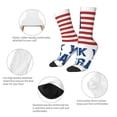 thumbnail image 3 of KLL Thank You Veterans Print Cool Socks Men's Women's Crew Socks Funny Crazy Novelty Stockings, 3 of 6