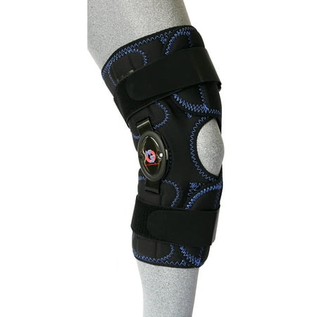 Knee Flexion Extension - New Options Sports Knee Mate™ Koolflex Wrap Around Uncovered 1832 hinge with flexion and extension stops brace| Made in USA