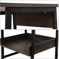 thumbnail image 6 of Caffoz Home End Table, 2-Tier Side Table with Storage Shelf, Smoky Oak, 6 of 7