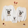 thumbnail image 2 of Atuendo para padres e hijos, camisetas de manga larga con estampado navideño y cuello redondo, pulóver, sudaderas para mamá a juego con la familia Fridja  nalpqowj843, 2 of 4