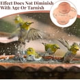 thumbnail image 5 of 4 Pcs Copper Disc for Bird Bath 0.6mm Thick Reinforced 99.99% Pure Copper Bird Bath Purification Disk with 4 Point Support for Birdbath Cleaner, 4 Inch in Diameter, 5 of 5