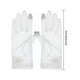 thumbnail image 3 of Guantes de encaje Skylety para mujer cortos con estampado floral para fiesta de té x3, 3 of 7