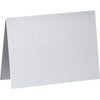 A2 Folded Card (4 1/4 x 5 1/2) - Silver Metallic (250 Qty.)