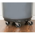 thumbnail image 2 of Soro Essentials- Plastic Rolling Trash Can Dolly with Wheels Black Color- Trash Can Roller Base for Round 20, 32, 44 and 55 Gallon Containers Twist On and Off with 5 Swivel Caster Wheels, 2 of 6