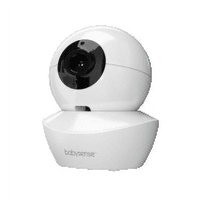 Add On Camera for Babysense Video Baby Monitor HD S2, Remote Pan Tilt Zoom, Two-Way Talk-Back Audio, Long Range, Night Vision, Night Light, Lullabies, Temperature Monitoring