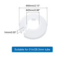 thumbnail image 2 of 5PCS Tapa de Decoración de Tubo 1in/26.5mm, Tapa de Tubo de Plástico PPR, Blanco, 2 of 6