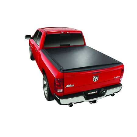 Truxedo 772001 Tonneau Cover Deuce 2 Soft Roll Up Velcro Flip Up Front Panel Lockable Using Tailgate Handle Lock Black Vinyl Walmart Canada