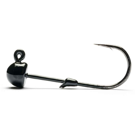 Mustad GMH833-1/8-BL-4 Worm Jig Black1/8oz - GMH833-1/8-BL-4