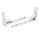 thumbnail image 1 of Soporte de estante plegable triangular de 25 cm 10" de longitud con resorte, 2 piezas, 1 of 4