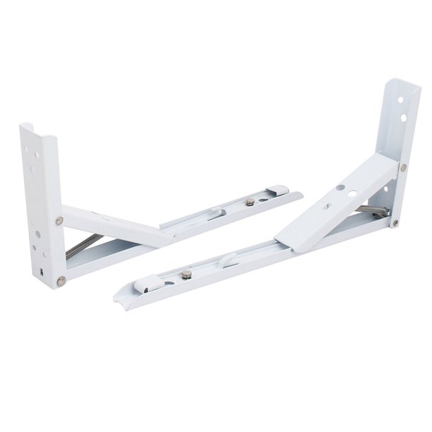 25cm 10" Length Spring Loaded Triangle Folding Shelf Support Bracket