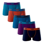 Boxer Nino Algodon Color Pack 5 C2 Talla 14 Top Lider.cl